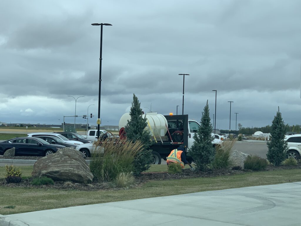 A Truck Parked on the Roadside