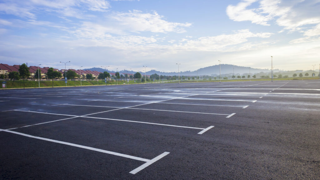 Empty Outdoor Parking Space